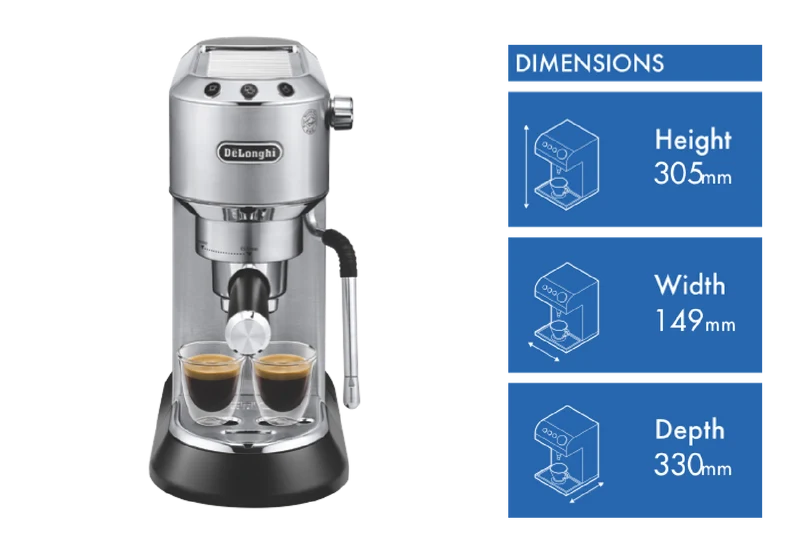 DeLonghi Dedica Arte Manual Coffee Machine