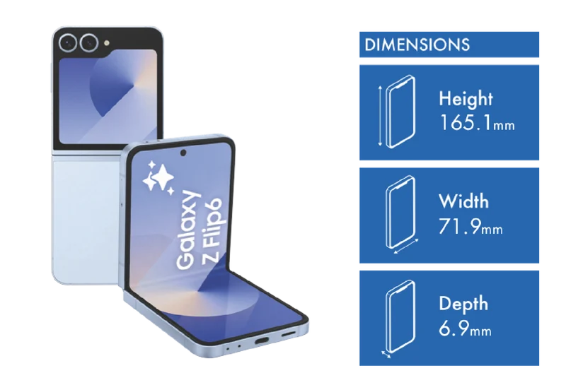 Samsung Galaxy Z Flip6 256GB Blue