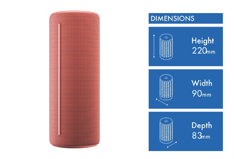 WeByLoewe WE HEAR 1 PORTABLE BLUETOOTH SPEAKER CR