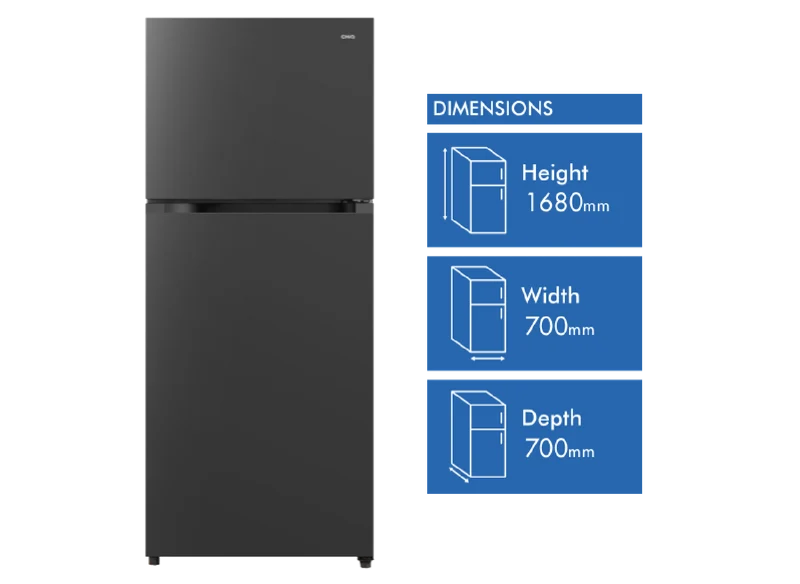 CHiQ 410L Top Mount Refrigerator