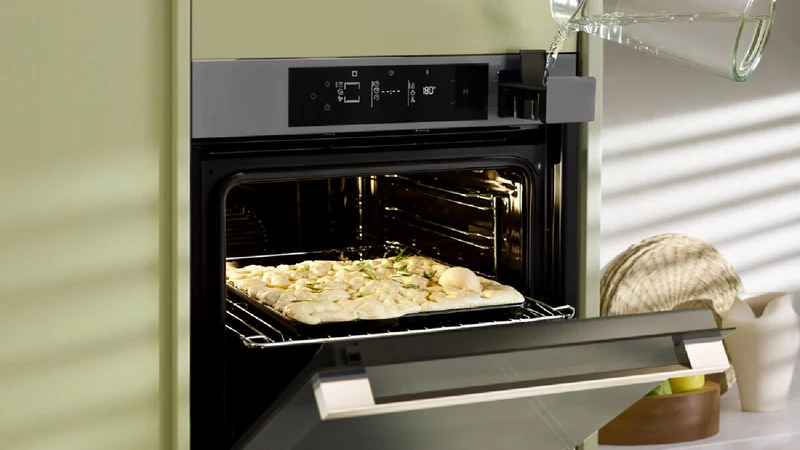 Haier 600 Series 60cm Built In Oven, Grey, 16 Function, Self Cleaning, Airfry, Steam Assist Plus