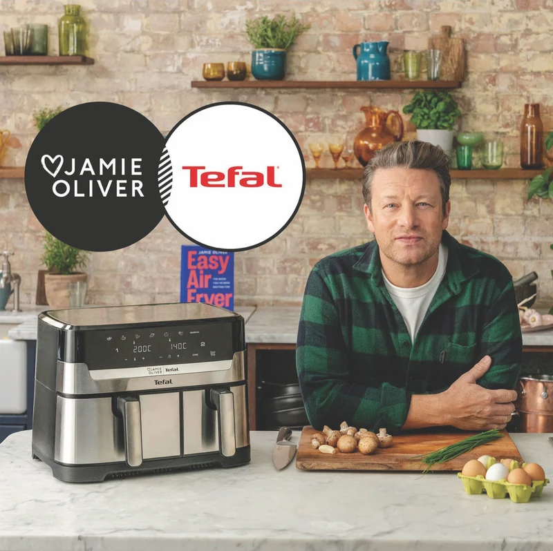 Tefal Jamie Oliver By Tefal Dual Air Fryer