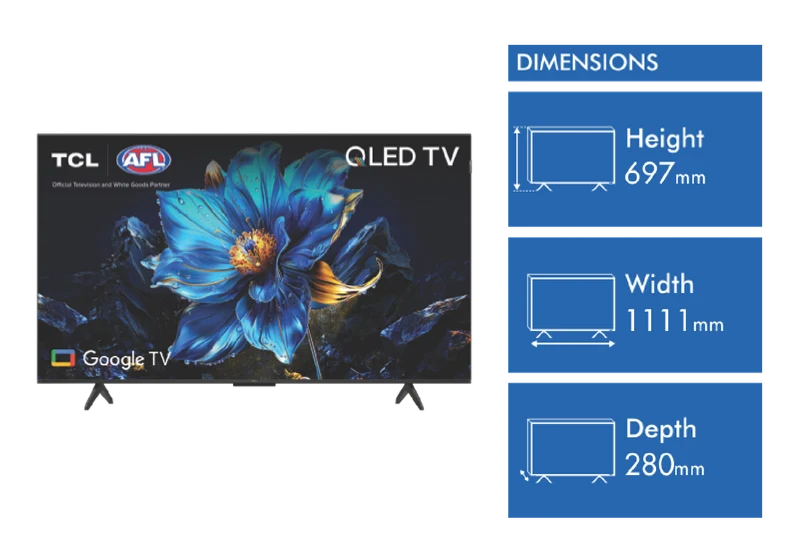 TCL 50" P7K QLED Google TV 2025