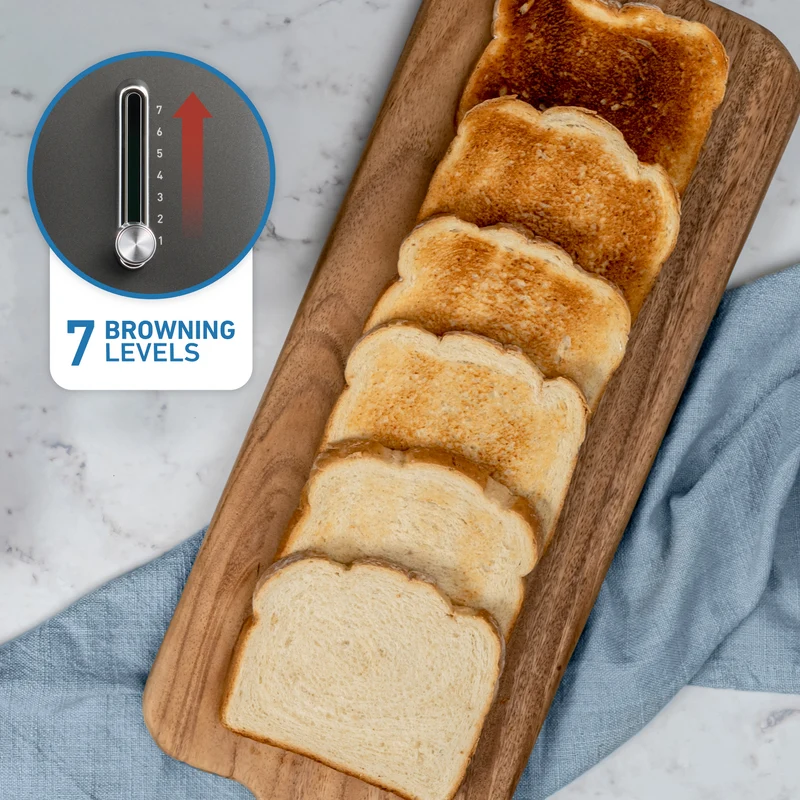 Sunbeam French Riviera 4 Slice Toaster Graphite