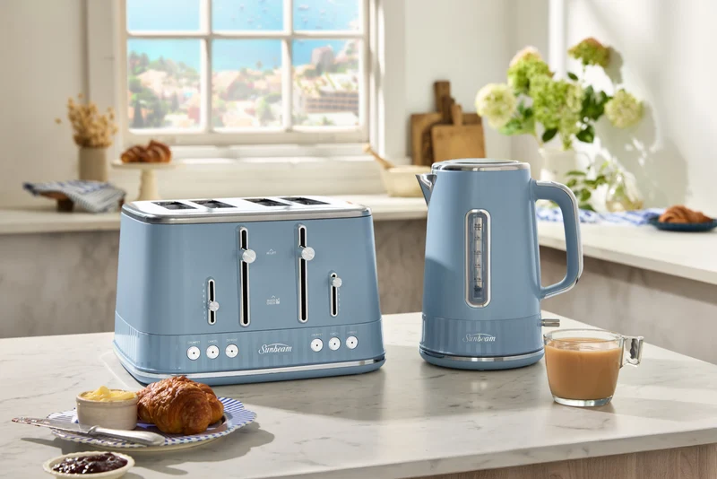 Sunbeam French Riviera 4 Slice Toaster Morning Haze
