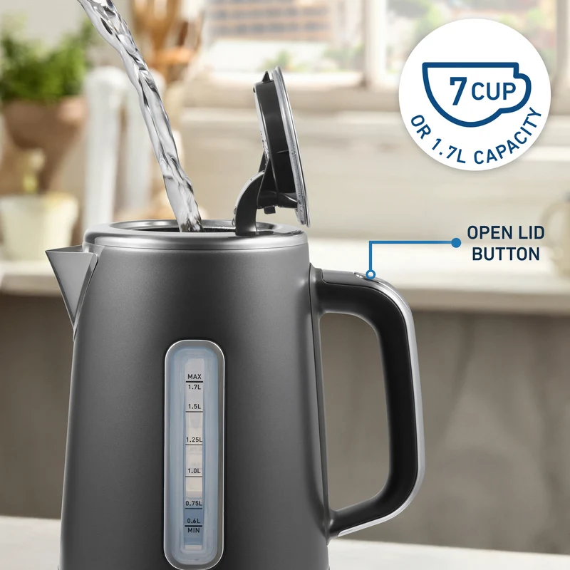 Sunbeam 1.7 Litre French Riviera Kettle Graphite