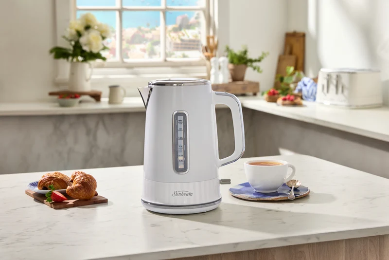 Sunbeam 1.7 Litre French Riviera Kettle White