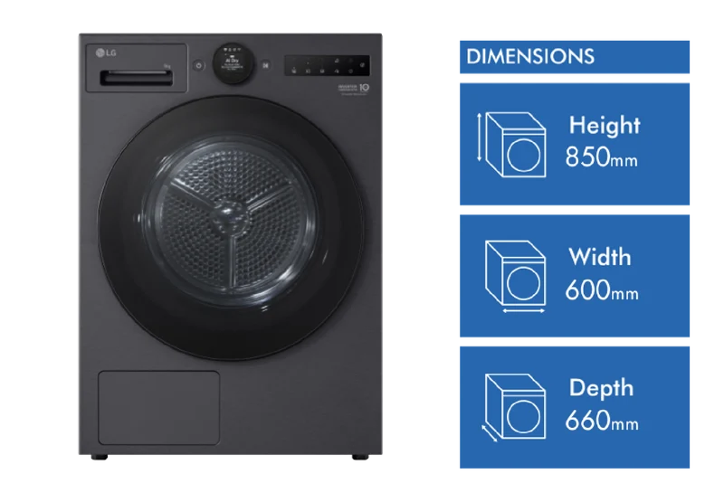 LG 9kg Heat Pump Dryer