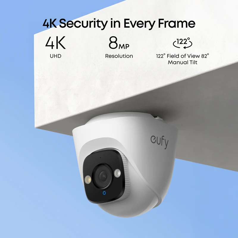 eufy E41 NVR POE 24/7 Security System - 4 x Turret Cameras