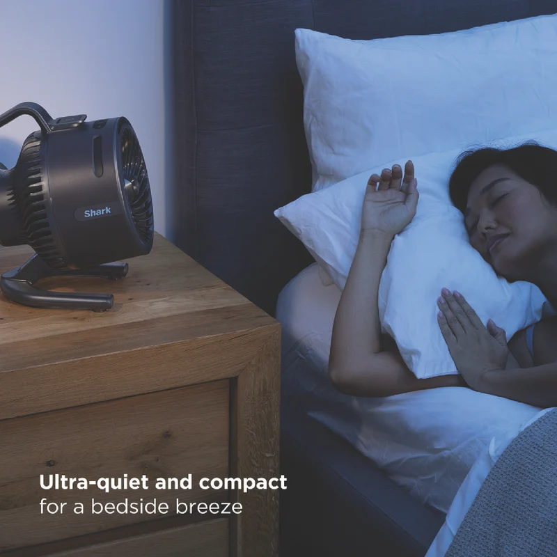 Shark FlexBreeze HydroGo Misting Portable Fan (Dark Grey)