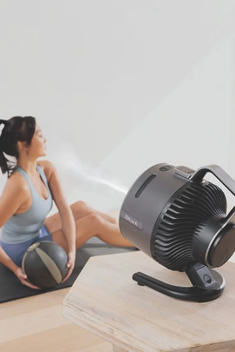 Shark FlexBreeze HydroGo Misting Portable Fan (Dark Grey)