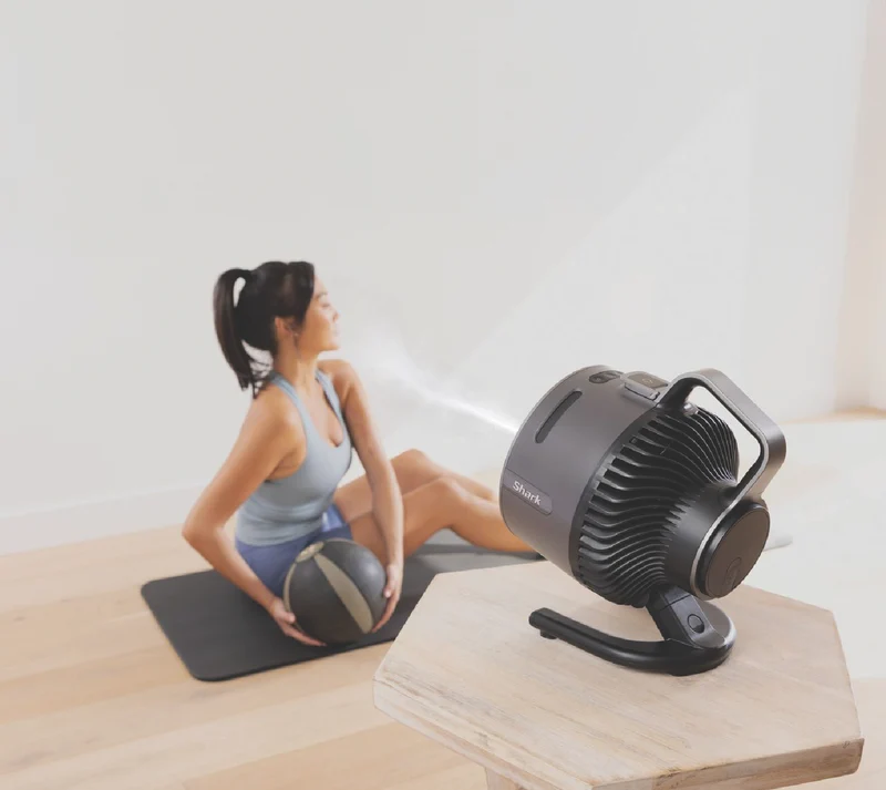 Shark FlexBreeze HydroGo Misting Portable Fan (Dark Grey)