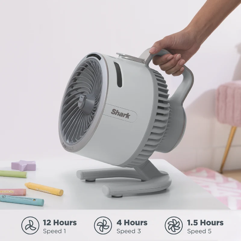 Shark FlexBreeze HydroGo Misting Portable Fan (Dove)
