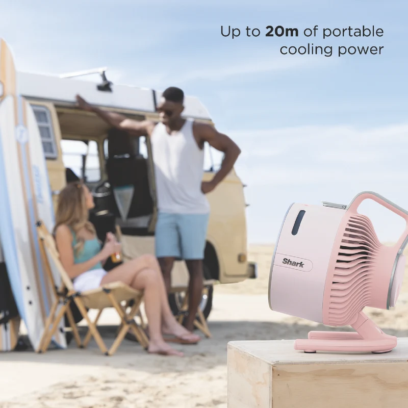Shark FlexBreeze HydroGo Misting Portable Fan (Quartz)