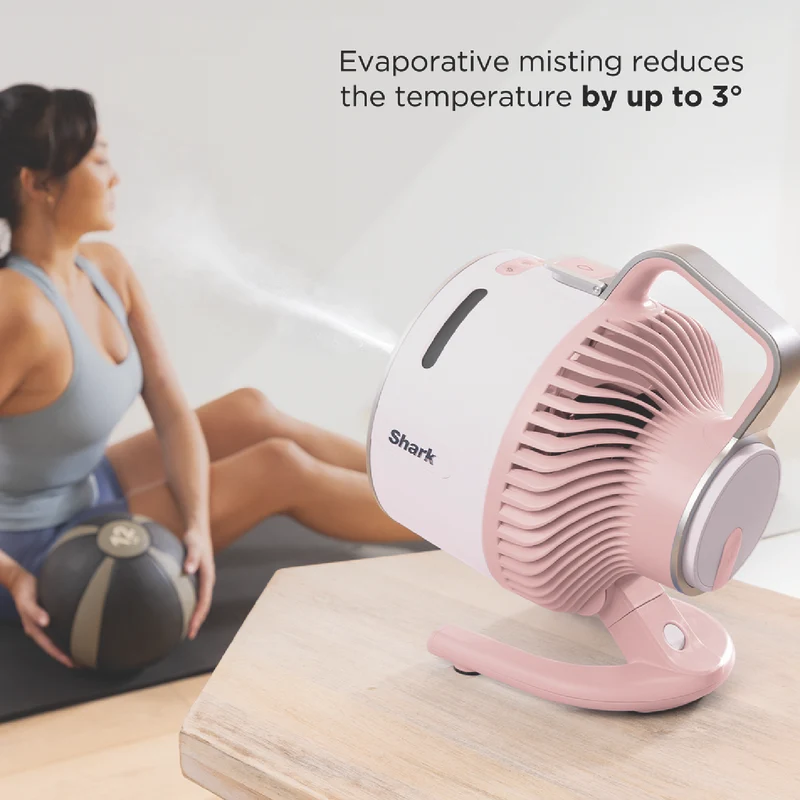 Shark FlexBreeze HydroGo Misting Portable Fan (Quartz)