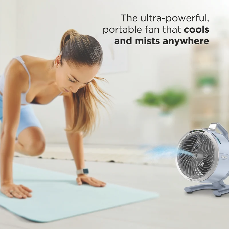 Shark FlexBreeze HydroGo Misting Portable Fan (Glacier)