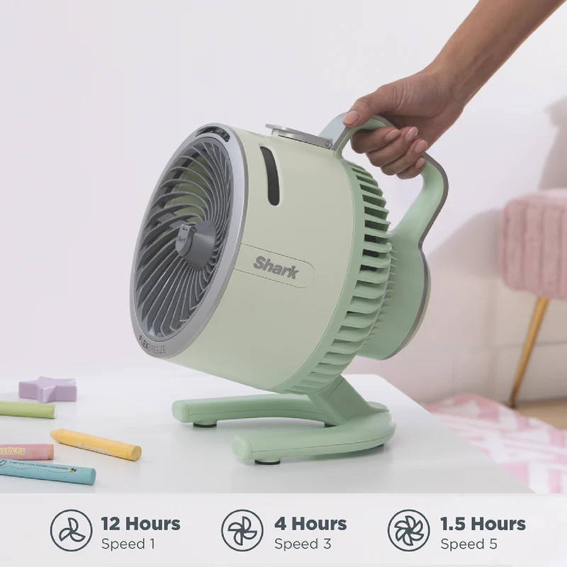 Shark FlexBreeze HydroGo Misting Portable Fan (Honey Dew)