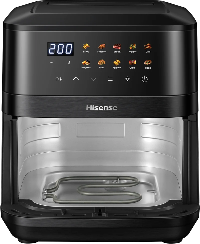 Hisense 8 Litre Air Fryer With Window And Colour display