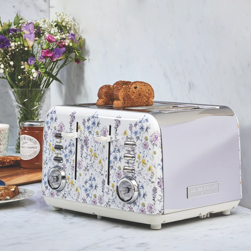 Laura Ashley 4 Slice Toaster Wild Meadow