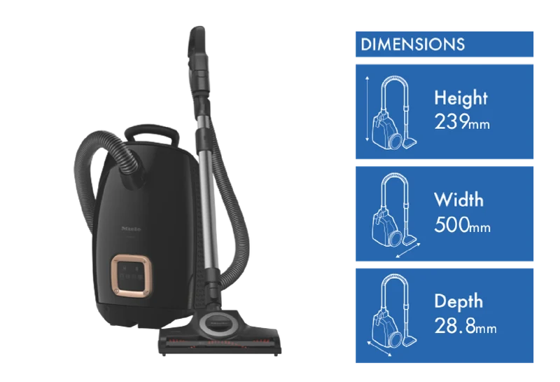 Miele Guard L1 Cat & Dog Bagged Vacuum Obsidian Black