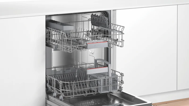 Bosch Series 4 60cm Semi-Integrated Dishwasher Stainless Steel Panel