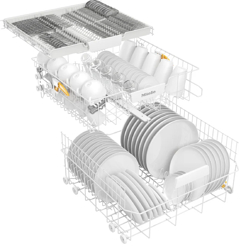 Miele 60cm Semi-Integrated Dishwasher with QuickPowerWash CleanSteel