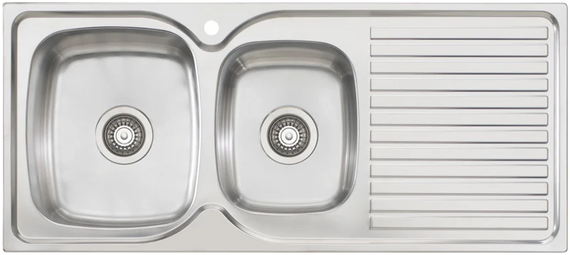 Oliveri 1 + 3/4 Bowl Inset Sink With Drainer