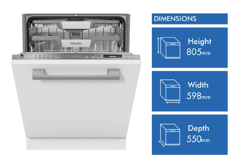 Miele 60cm Fully Integrated Dishwasher with AutoOpen Drying and Automatic Dispensing PowerDisk