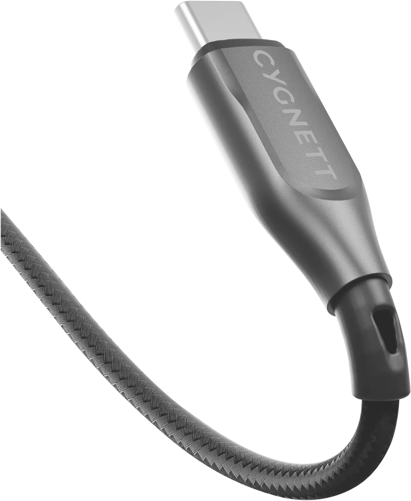 Cygnett USB 2.0 Armoured braided USB A - USB C - 1m Black