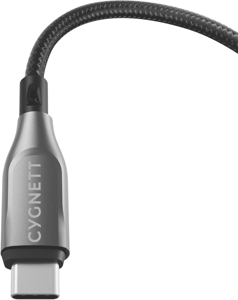 Cygnett USB 2.0 Armoured braided USB A - USB C - 1m Black