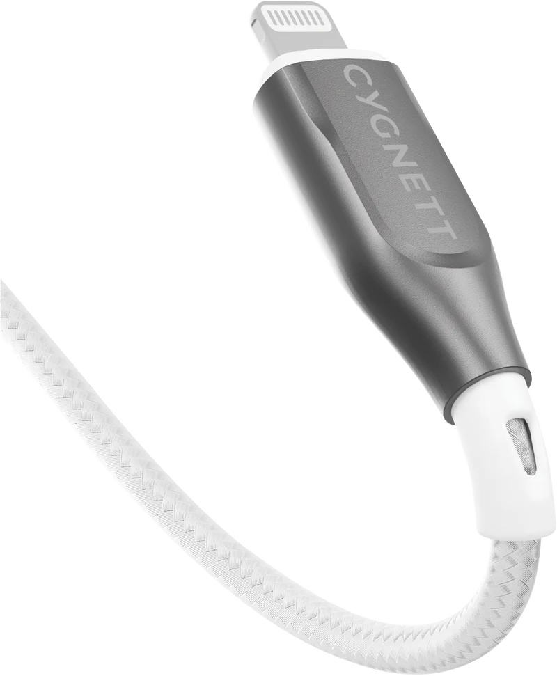 Cygnett USB 2.0 Armoured braided USB A Lightning 3m White