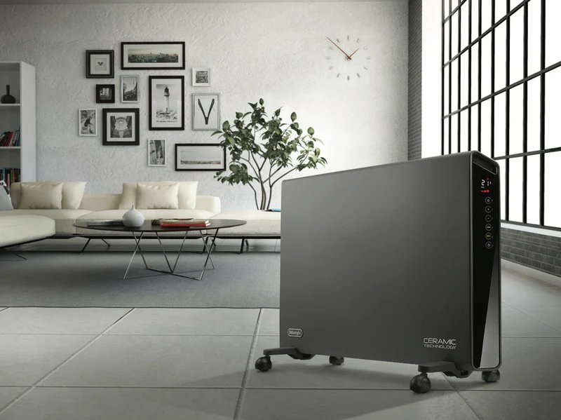 DeLonghi 2200W Ceramic Panel Heater with Timer