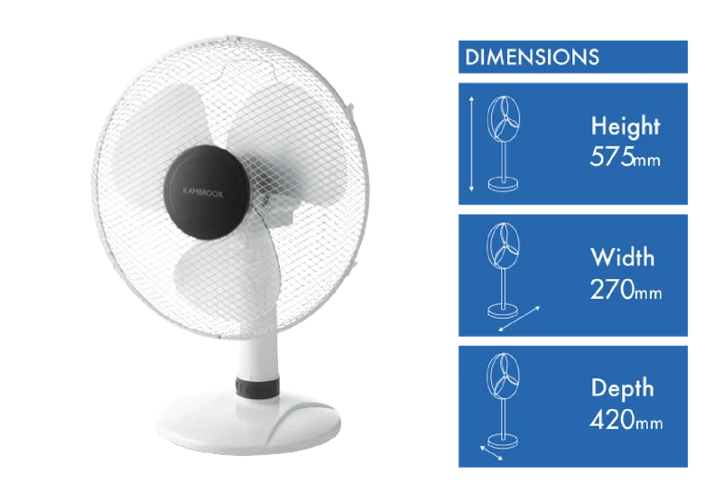 Kambrook 40cm Arctic Desktop Fan
