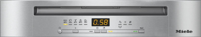 Miele 60cm Semi-Integrated Dishwasher with AutoOpen Drying CleanSteel Fascia