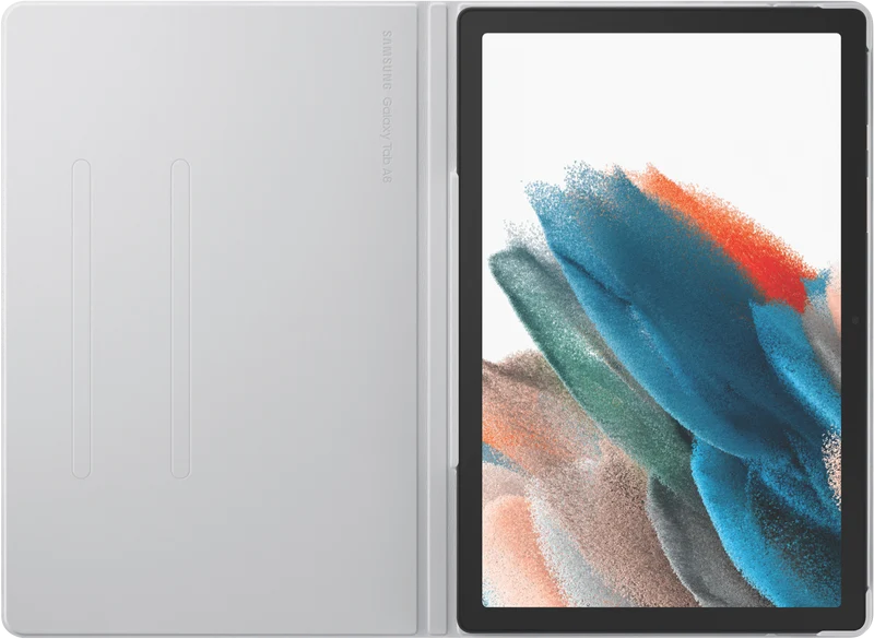 Samsung Galaxy TAB A8 Book Cover (Silver)