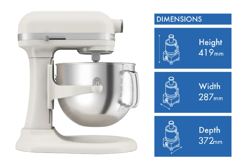 KitchenAid 6.6L Artisan Bowl Lift Stand Mixer Porcelain