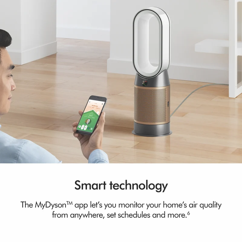 Dyson HP12 Purifier Hot + Cool De-Nox White/Gold