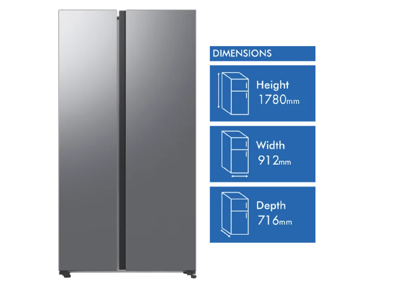 Samsung 655L Side By Side Refrigerator