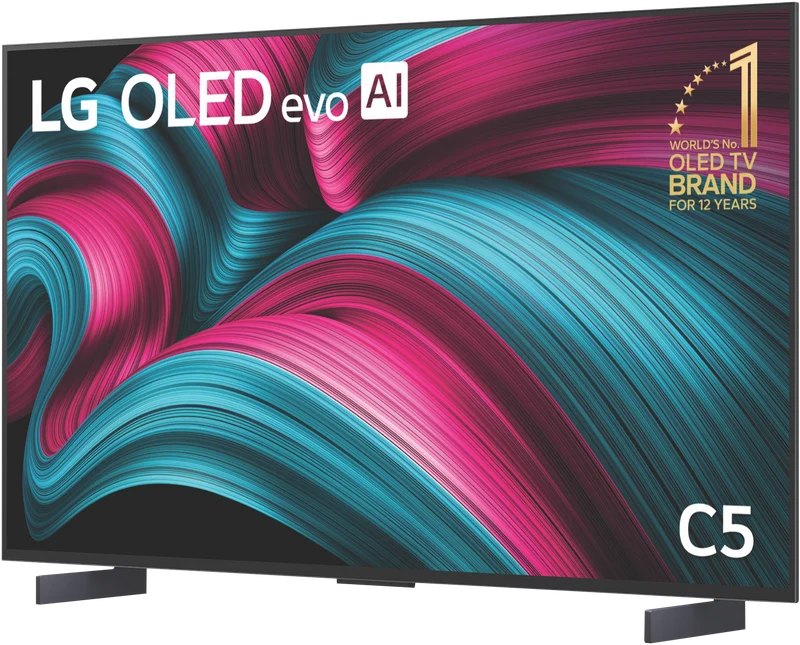 LG 42" OLED EVO C5 AI UHD 4K Smart TV 2025