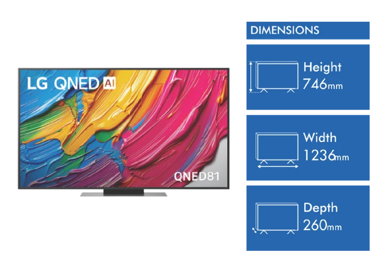 LG 55" QNED81A AI LED UHD 4K Smart TV 2025