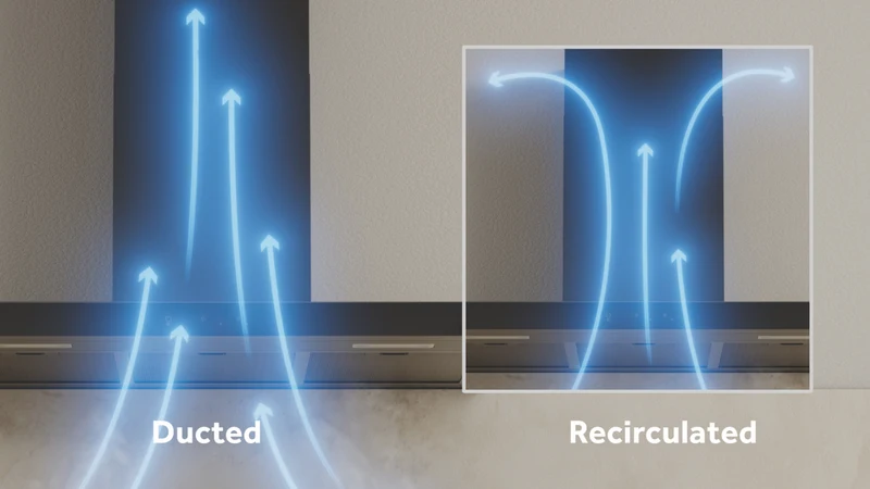 Haier 600 Series 90cm Box Chimney Wall Rangehood, Hood to Hob, Black