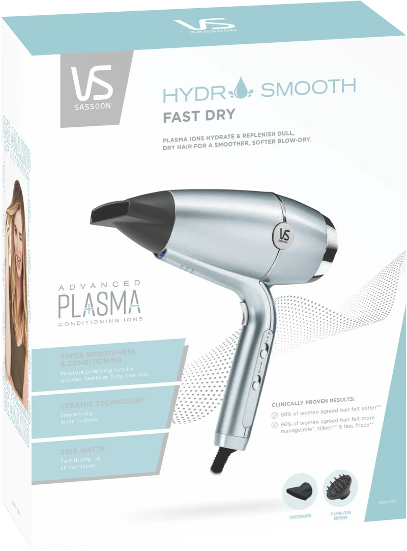 VS Sassoon Hydro Smooth Fast Dry Hairdryer