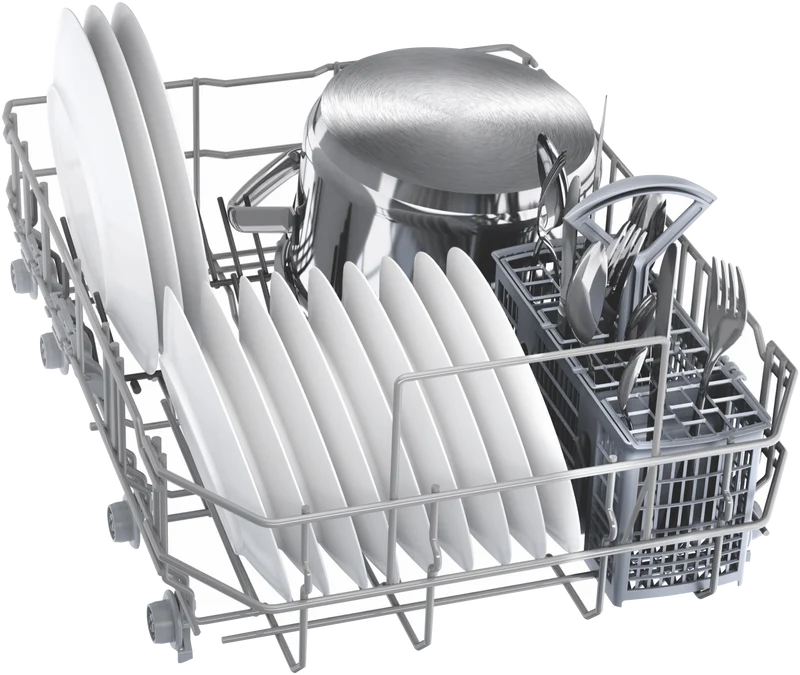 Bosch Series 6 45cm Freestanding Dishwasher, Brushed Steel