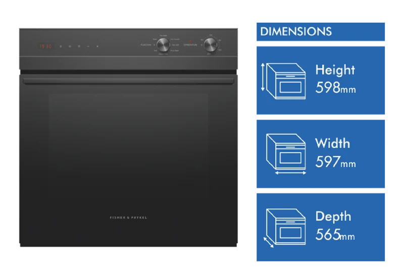 Fisher & Paykel 60cm Series 5 Contemporary Oven, 7 Function