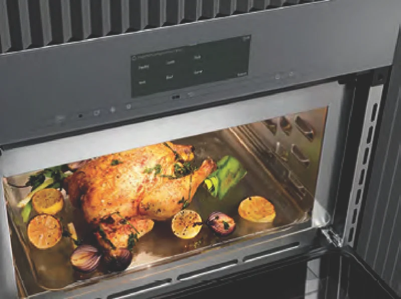 Miele 45cm Handleless Speed Oven with 3in1 Microwave, Oven and Combination Modes Obsidian Black
