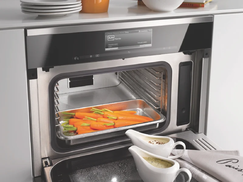 Miele 45cm Steam Oven with DualSteam Technology and Automatic Cooking Programmes Graphite Grey