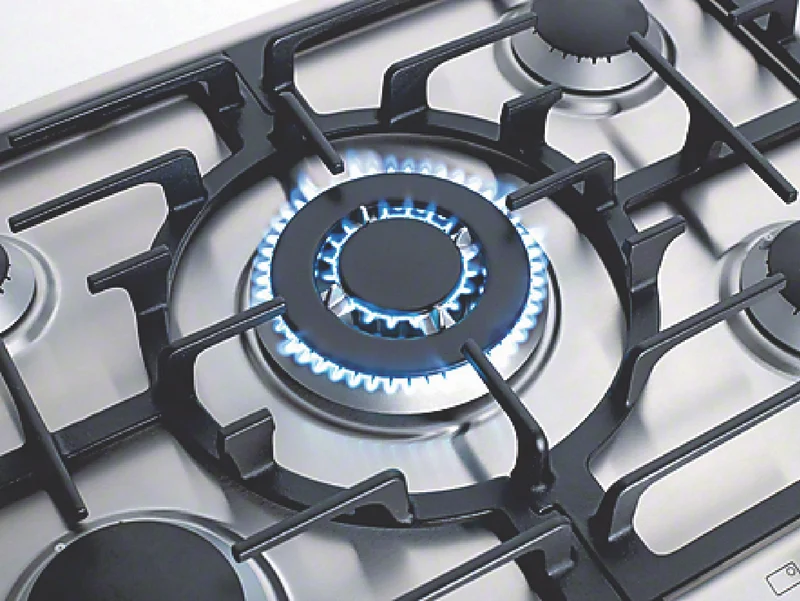 Miele 94cm 5 Burner Gas Cooktop with Minute Minder Ceramic Glass
