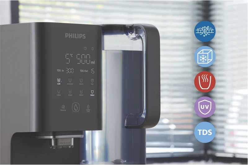 Philips Reverse Osmosis Purification Pure Mineral Water Station Chilled to Boiling
