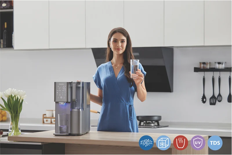 Philips Reverse Osmosis Purification Pure Mineral Water Station Chilled to Boiling