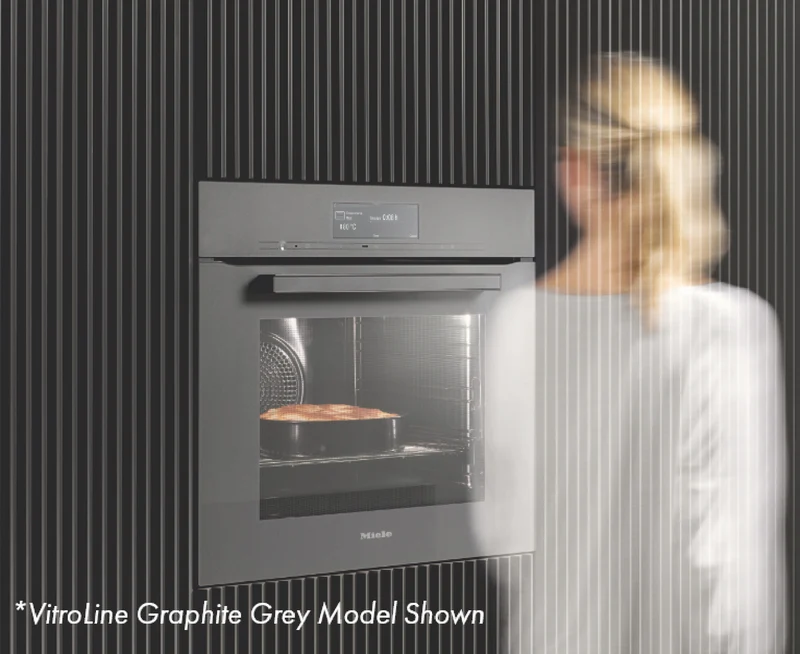 Miele 60cm Pyrolytic Oven with Moisture Plus and FoodView Integrated Camera Obsidian Black